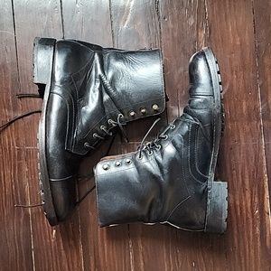 COLE HAAN Men's Lace Up Cap Toe Boots